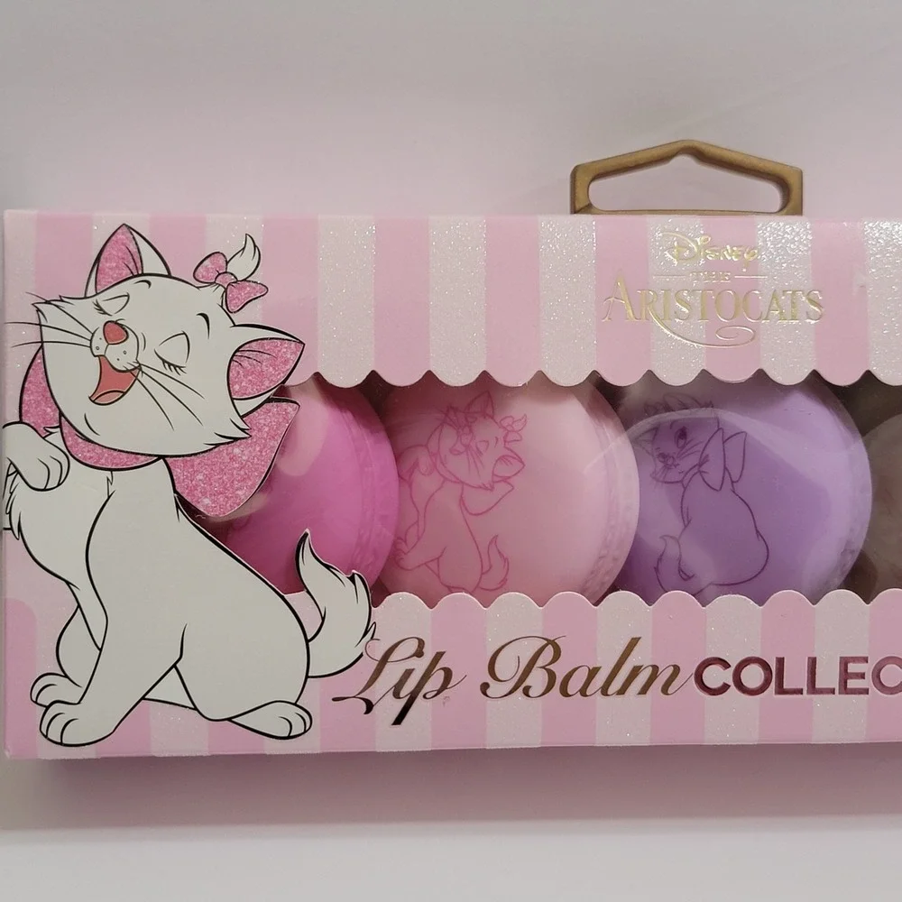 Disney The Aristocats Marie Duchness MACAROON‎ Lip Balms 5 Set Scented NEW